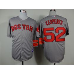 Cheap Yoenis Cespedes Red Sox Grey Jersey From China #52 In Men Women Youth Size