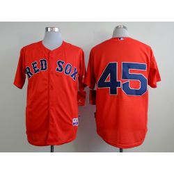 Cheap Pedro Martinez Red Sox Red Jersey From China #45 In Men Women Youth Size