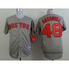 Cheap Pablo Sandoval Red Sox Grey Jersey From China #48 In Men Women Youth Size