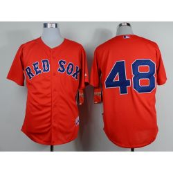 Cheap Pablo Sandoval Red Sox Red Jersey From China #48 In Men Women Youth Size