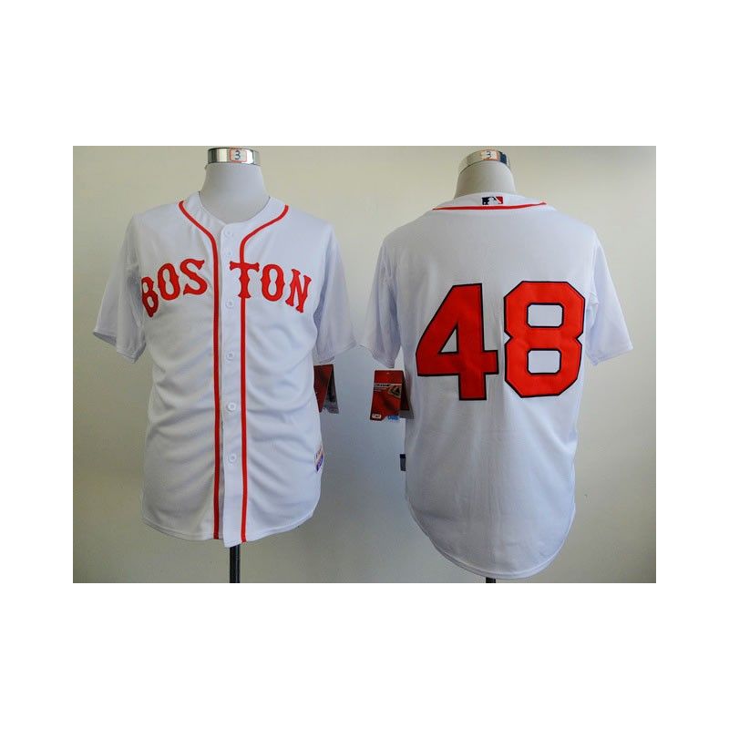 Cheap Pablo Sandoval Red Sox White Jersey From China #48 In Men Women Youth Size