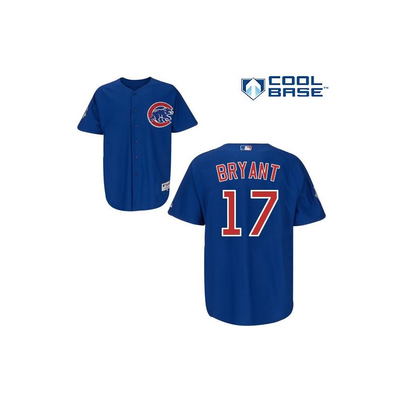 Cheap Kris Bryant Cubs Blue Jersey From China #17 In Men Women Youth Size