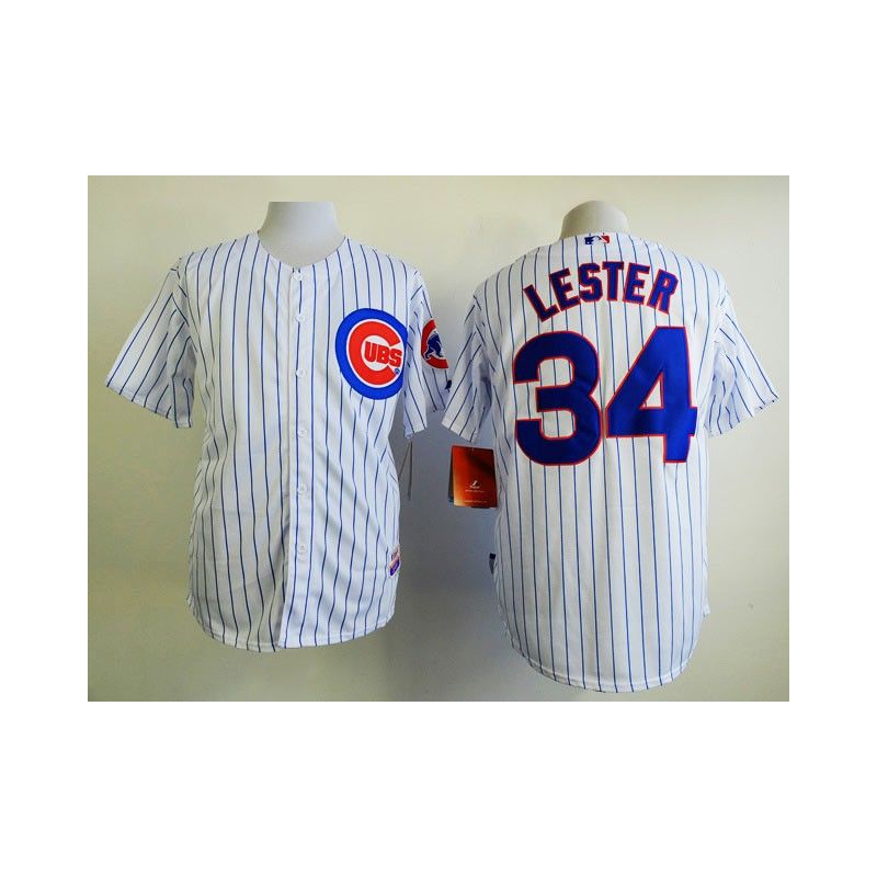 Cheap Jon Lester Cubs White Jersey From China #34 In Men Women Youth Size