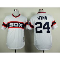 Cheap Early Wynn White Sox White 1983 throwback Jersey From China #24 In Men Women Youth Size