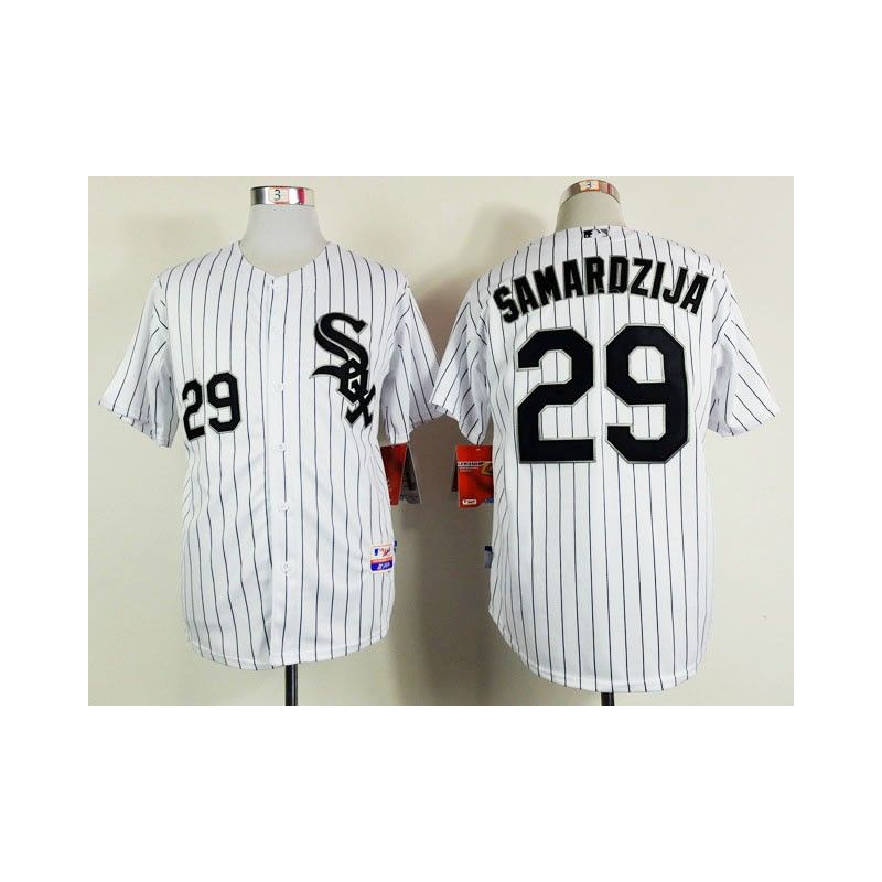 Cheap Jeff Samardzija White Sox White Jersey From China #29 In Men Women Youth Size