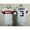 Cheap Harold Baines White Sox White 1983 throwback Jersey From China #3 In Men Women Youth Size