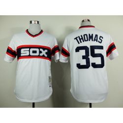 Cheap Frank Thomas White Sox White 1983 throwback Jersey From China #35 In Men Women Youth Size