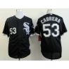 Cheap Melky Cabrera White Sox Black Jersey From China #53 In Men Women Youth Size