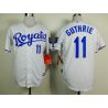 Cheap Jeremy Guthrie Royals White Jersey From China #11 In Men Women Youth Size