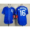 Cheap Bo Jackson Royals Blue 2014 Jersey From China #16 In Men Women Youth Size