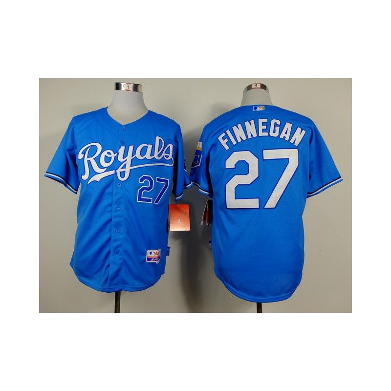 Cheap Brandon Finnegan Royals Blue Jersey From China #27 In Men Women Youth Size