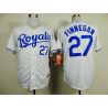 Cheap Brandon Finnegan Royals White Jersey From China #27 In Men Women Youth Size