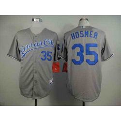 Cheap Eric Hosmer Royals Grey Jersey From China #35 In Men Women Youth Size