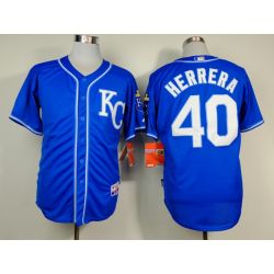 Cheap Kelvin Herrera Royals Blue 2014 Jersey From China #40 In Men Women Youth Size