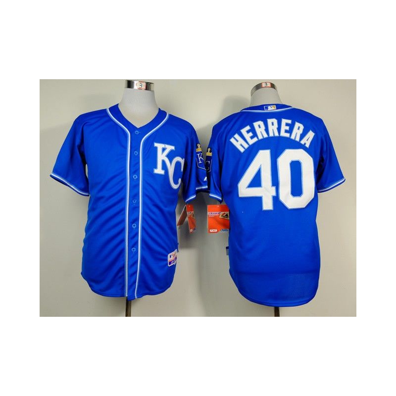 Cheap Kelvin Herrera Royals Blue 2014 Jersey From China #40 In Men Women Youth Size