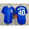 Cheap Kelvin Herrera Royals Blue 2014 Jersey From China #40 In Men Women Youth Size