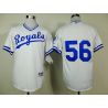 Cheap Greg Holland Royals White 1974 Turn Back The Clock Jersey From China #56 In Men Women Youth Size