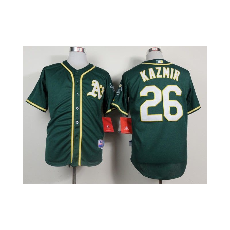 Cheap Scott Kazmir Athletics Green Jersey From China #26 In Men Women Youth Size Cheap Scott Kazmir Athletics Green Jersey From China #26 In Men Women Youth Size