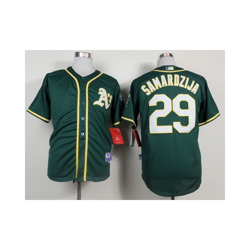 Cheap Jeff Samardzija Athletics Green Jersey From China #29 In Men Women Youth Size