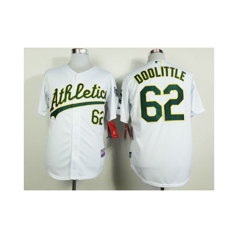 Cheap Sean Doolittle Athletics White Jersey From China #62 In Men Women Youth Size