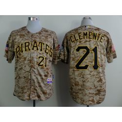 Cheap Roberto Clemente Pirates Camo Jersey From China #21 In Men Women Youth Size