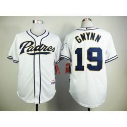 Cheap Tony Gwynn Padres White Jersey From China #19 In Men Women Youth Size