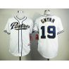 Cheap Tony Gwynn Padres White Jersey From China #19 In Men Women Youth Size