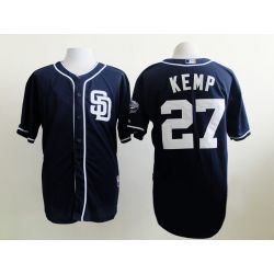 Cheap Matt Kemp Padres Blue Jersey From China #27 In Men Women Youth Size