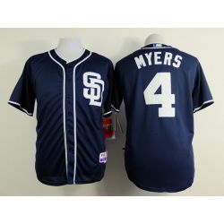Cheap Wil Myers Padres Blue SD Jersey From China #4 In Men Women Youth Size