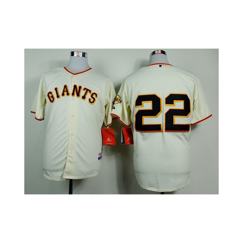 Cheap Will Clark Giants Cream Jersey From China #22 In Men Women Youth Size