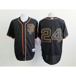 Cheap Willie Mays Giants Black SF Jersey From China #24 In Men Women Youth Size