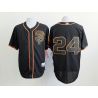 Cheap Willie Mays Giants Black SF Jersey From China #24 In Men Women Youth Size