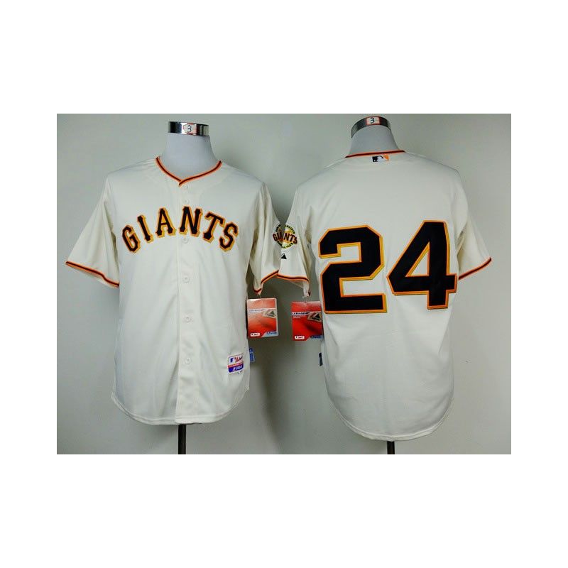 Cheap Willie Mays Giants Cream Jersey From China #24 In Men Women Youth Size