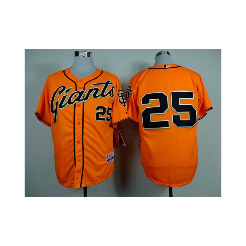 Cheap Barry Bonds Giants Orange Jersey From China #25 In Men Women Youth Size