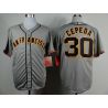 Cheap Orlando Cepeda Giants Grey Jersey From China #30 In Men Women Youth Size