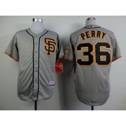 Cheap Gaylord Perry Giants Grey SF Jersey From China #36 In Men Women Youth Size