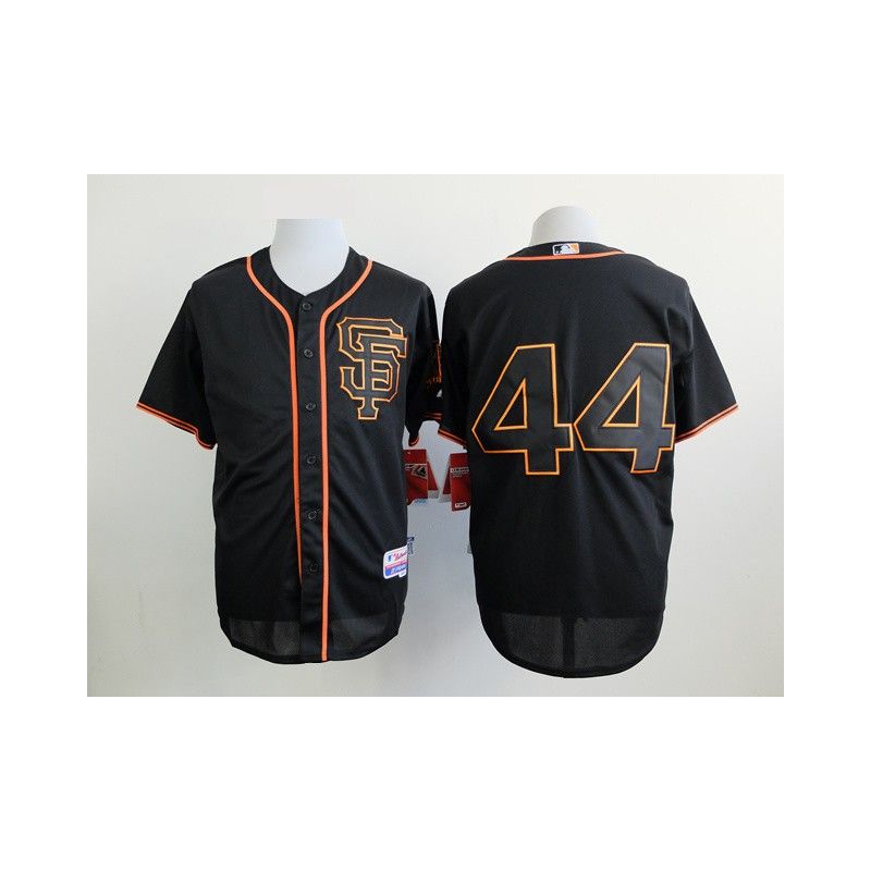 Cheap Willie McCovey Giants Black SF Jersey From China #44 In Men Women Youth Size