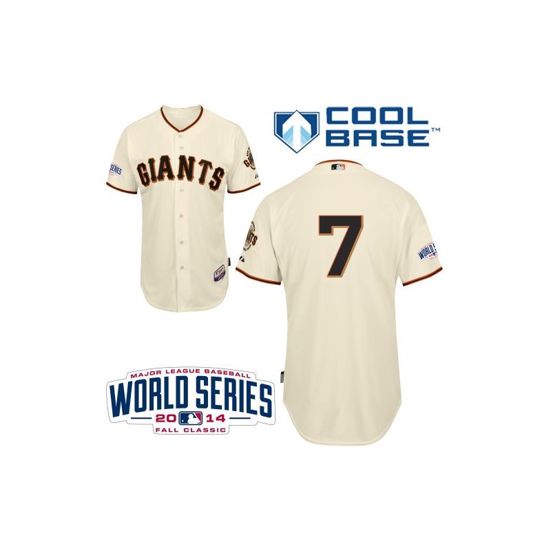 Cheap Gregor Blanco Giants Cream Jersey From China #7 In Men Women Youth Size