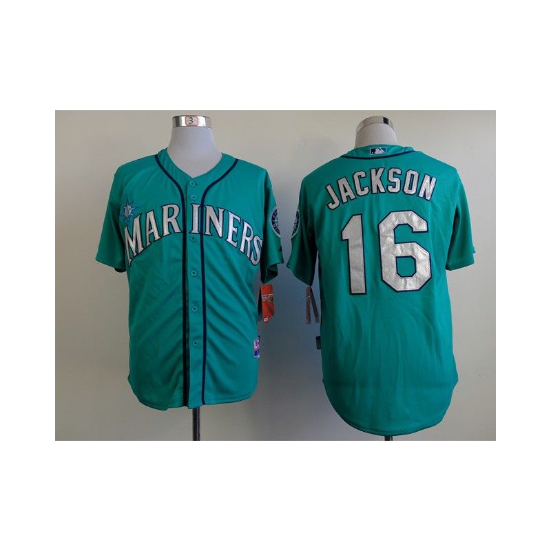 Cheap Austin Jackson Mariners Green Jersey From China #16 In Men Women Youth Size