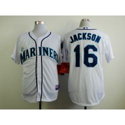 Cheap Austin Jackson Mariners White Jersey From China #16 In Men Women Youth Size