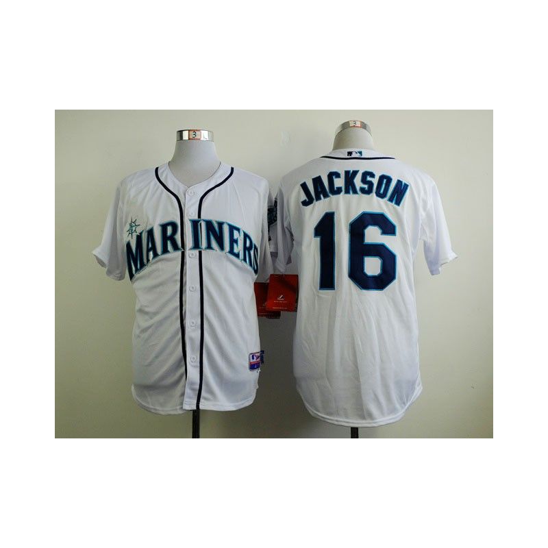 Cheap Austin Jackson Mariners White Jersey From China #16 In Men Women Youth Size