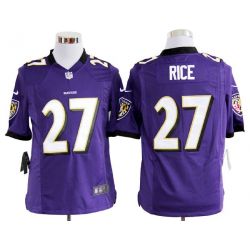 Cheap Ray Rice Ravens Jersey #27 Purple From China Game