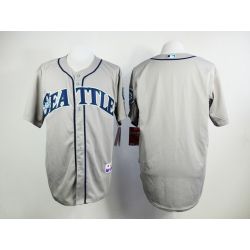 Cheap Blank Mariners Grey Jersey From China In Men Women Youth Size