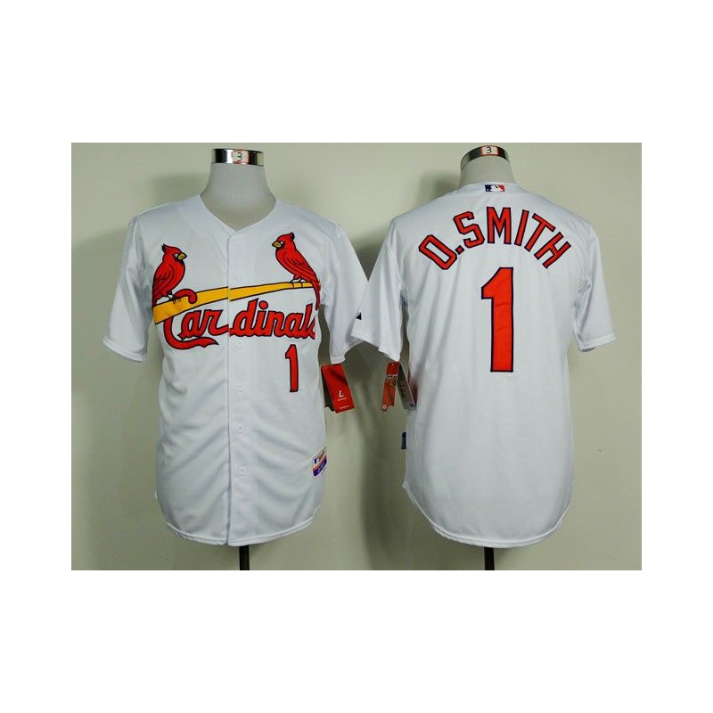 Cheap Ozzie Smith Cardinals White Jersey From China #1 In Men Women Youth Size Cheap Ozzie Smith Cardinals White Jersey From China #1 In Men Women Youth Size