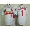 Cheap Ozzie Smith Cardinals White Jersey From China #1 In Men Women Youth Size