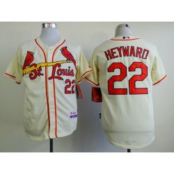 Cheap Jason Heyward cardinals Cream Jersey From China #22 In Men Women Youth Size