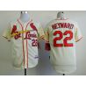 Cheap Jason Heyward cardinals Cream Jersey From China #22 In Men Women Youth Size