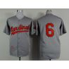 Cheap Stan Musial Cardinals Grey 1956 throwback Jersey From China #6 In Men Women Youth Size