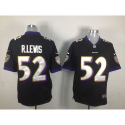 Cheap Ray Lewis Ravens Jersey #52 Black From China Game