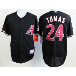 Cheap Yasmany Tomas Diamondbacks Black Jersey From China #24 In Men Women Youth Size